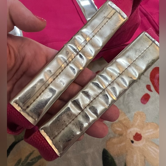 Tory Burch Ella Canvas Tote in Hot Pink - Picture 14 of 15